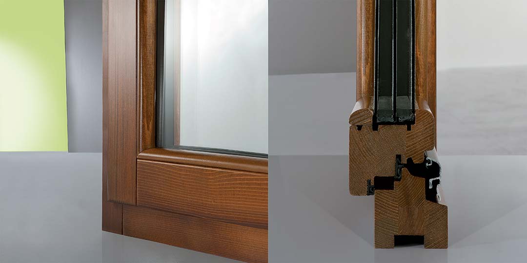 Legno Elite Stile Dettaglio infissi in legno